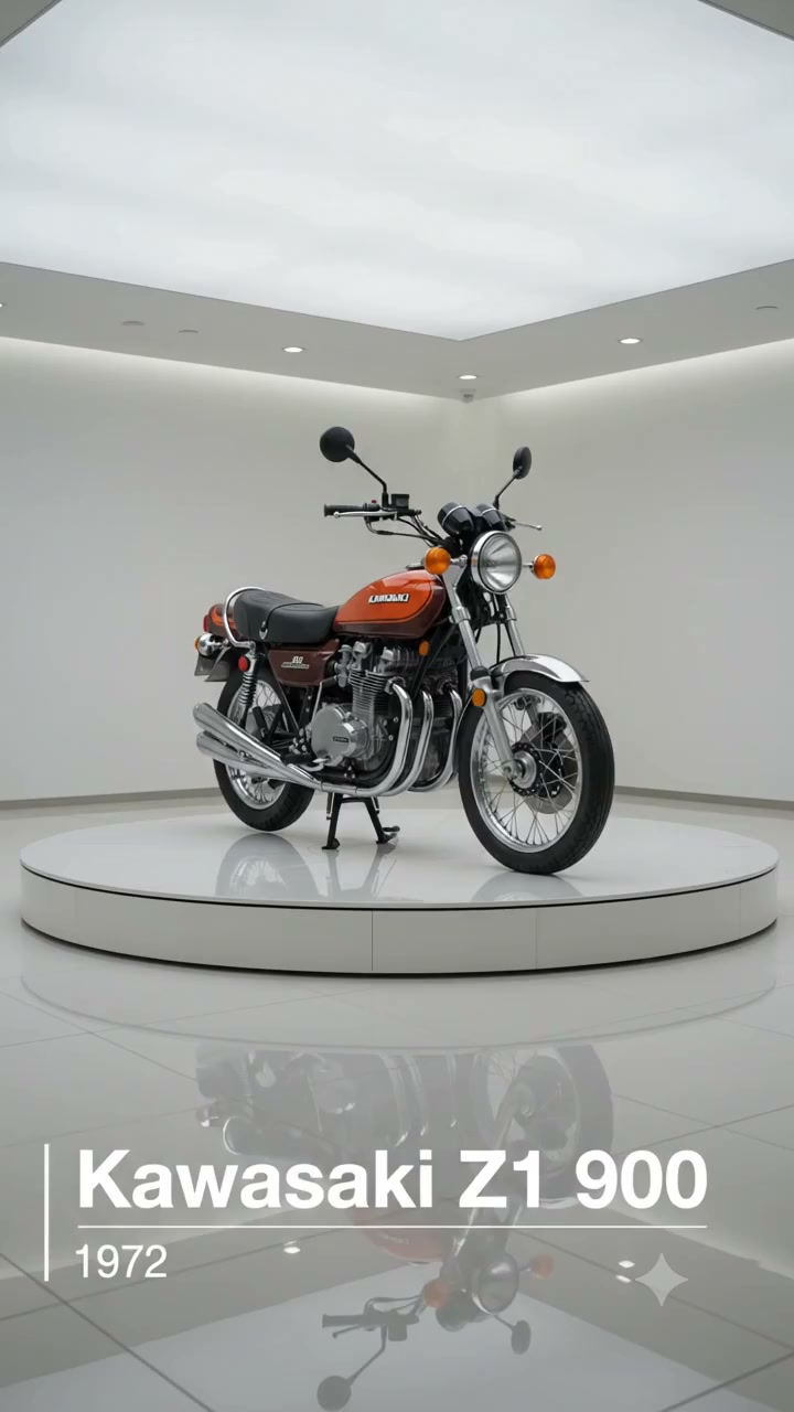 Kawasaki Z1 Miniature Build 🏍️✨ Watch This Legendary Classic