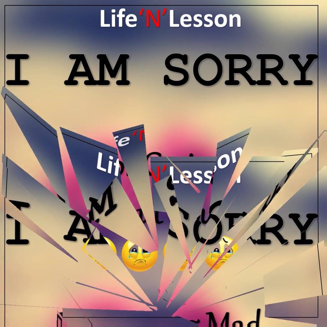 Life 'N' Lesson - I Am Sorry