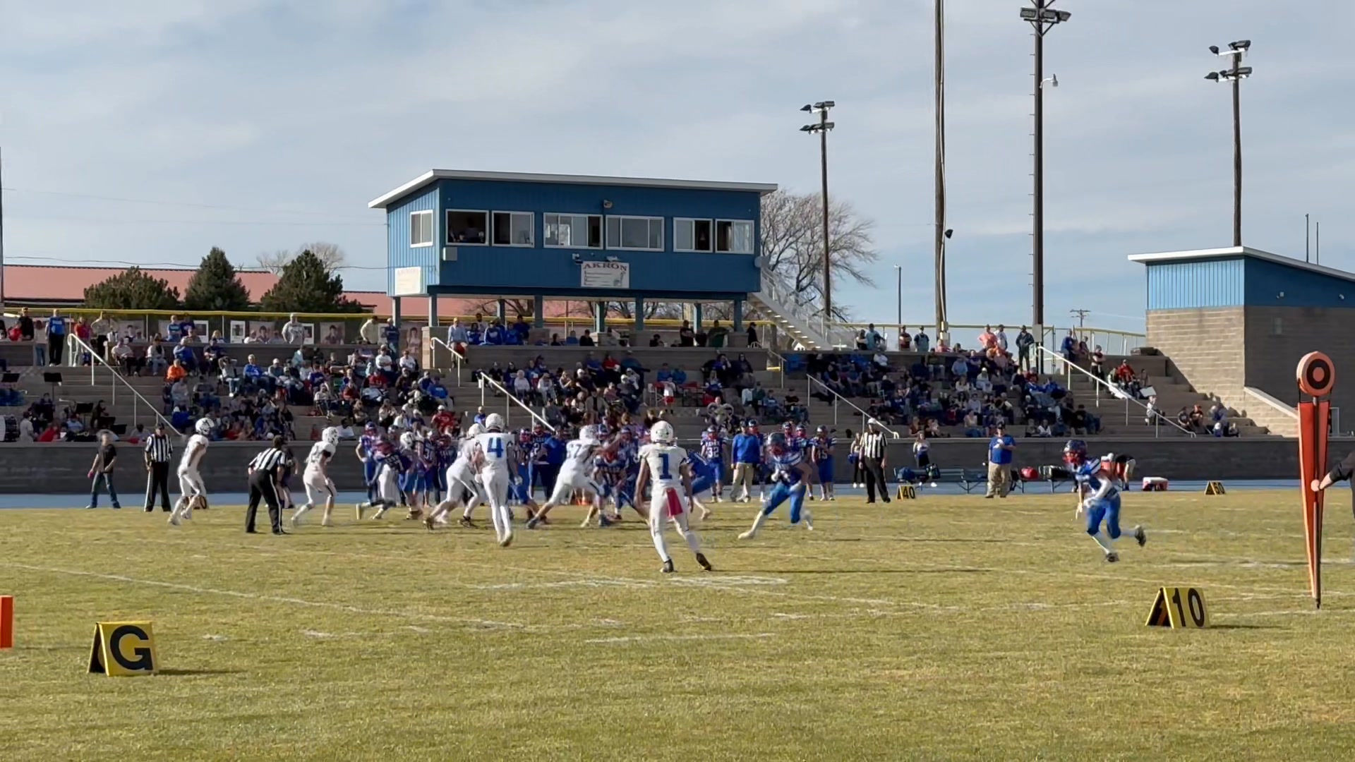 Akron extends their lead over Mancos scoring on a 4th and 5 touchdown ...