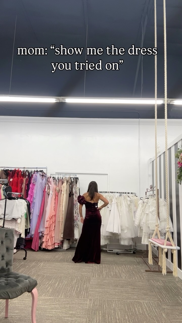formal dress shops logan Always fun to put on a runway show for your mom in the dressing room 😜 | me up Logan sequin