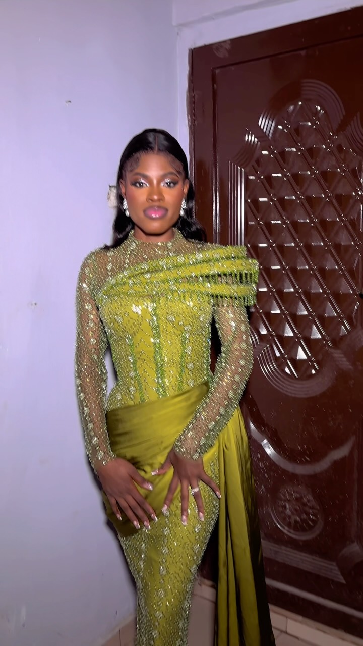 Process of how we made Bride Ope reception dress. , Every detail was made with intention. , From the sketch to the final look of the dress, Dress BRIDAL & CUSTOM DRESSES| NIGERIA , Click the link in 