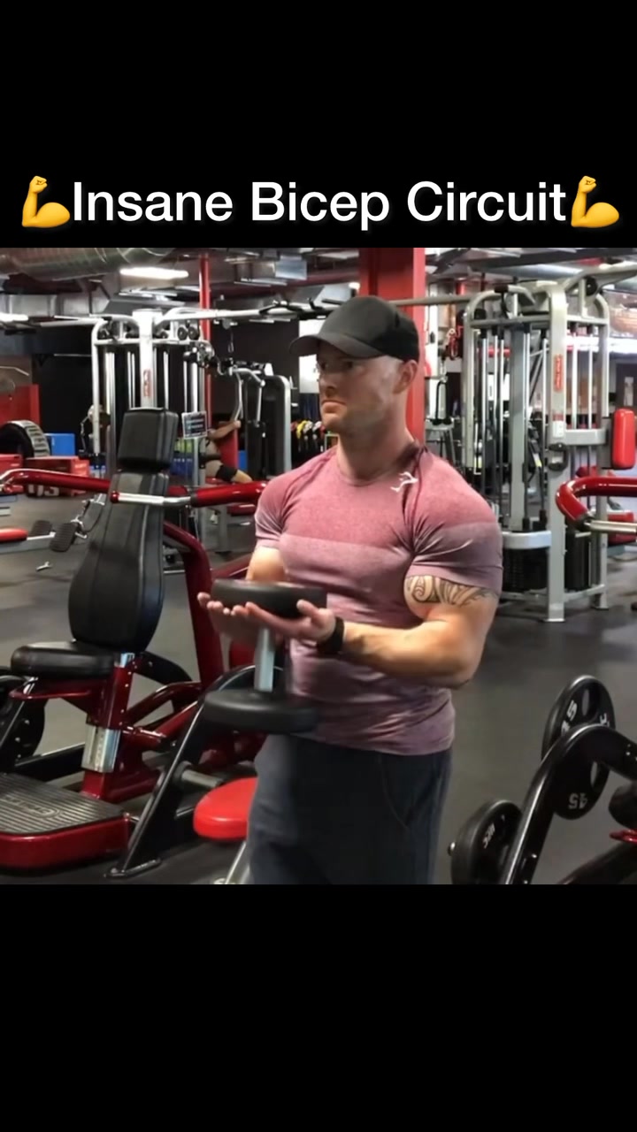 🔥INSANE BICEP WORKOUT - MUSCLE BUILDING CIRCUIT Perform all 5 exercises ...