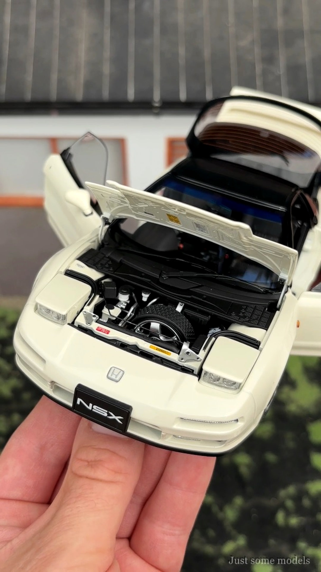 1:18 Honda NSX mk1 (NA1), white - LCD Models #honda #acura #nsx