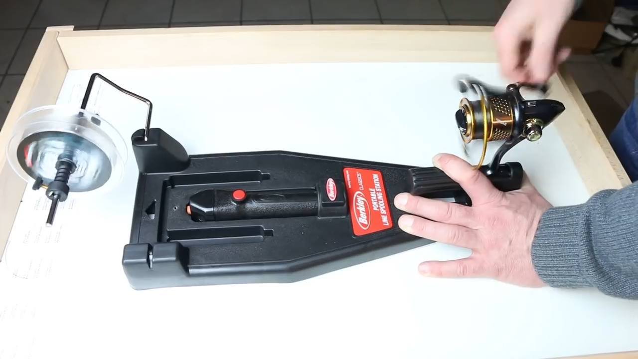 berkely spooling station fly reel Berkley Portable Line Spooler Max It saves time and ensures your line performs flawlessly The BERKLEY Portable Line Spooling