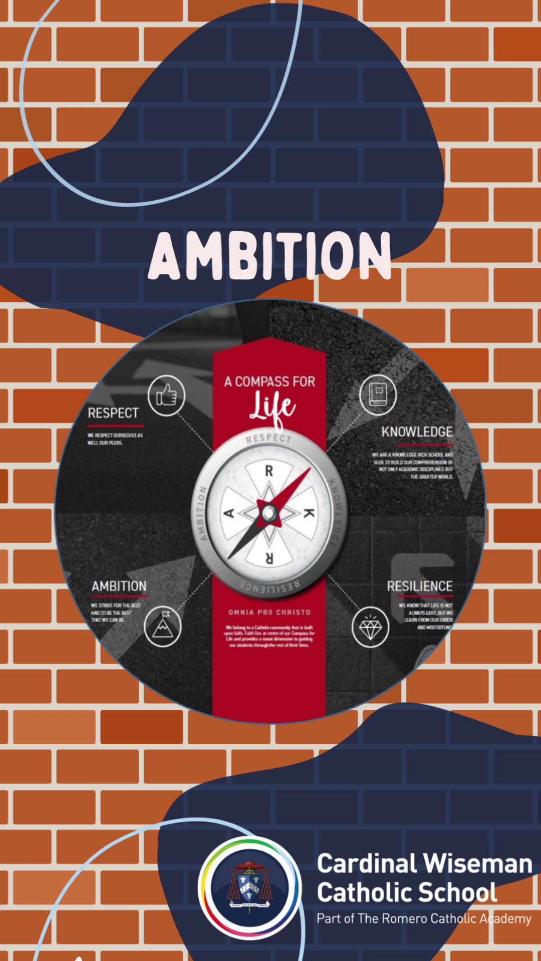 A Compass for Life 🧭 💛 Respect 🧠 Knowledge 🗣 Ambition 👏 Resilience ...