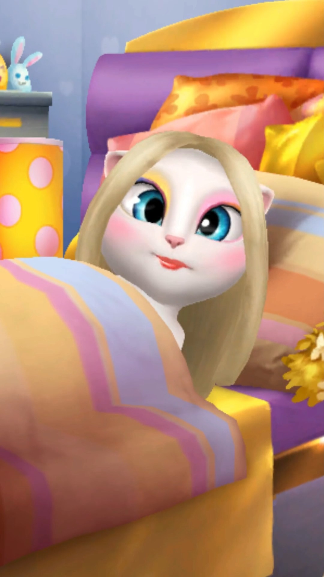 D'you think Talking Angela will like the dress I got her?! 🤞👗 Thought she could wear it at her big party! https://o7n.co/My-Talking-Angela-10Y #MyTalkingAngela2 #10thAnniversary | Talking Tom
