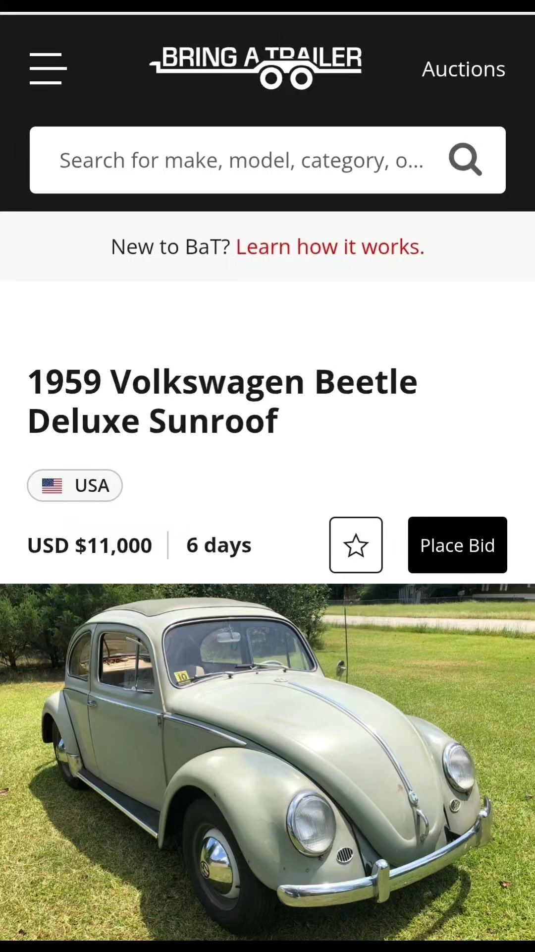 1953 フォルクスワーゲン・ビートルデラックス - ザスラッグバグ