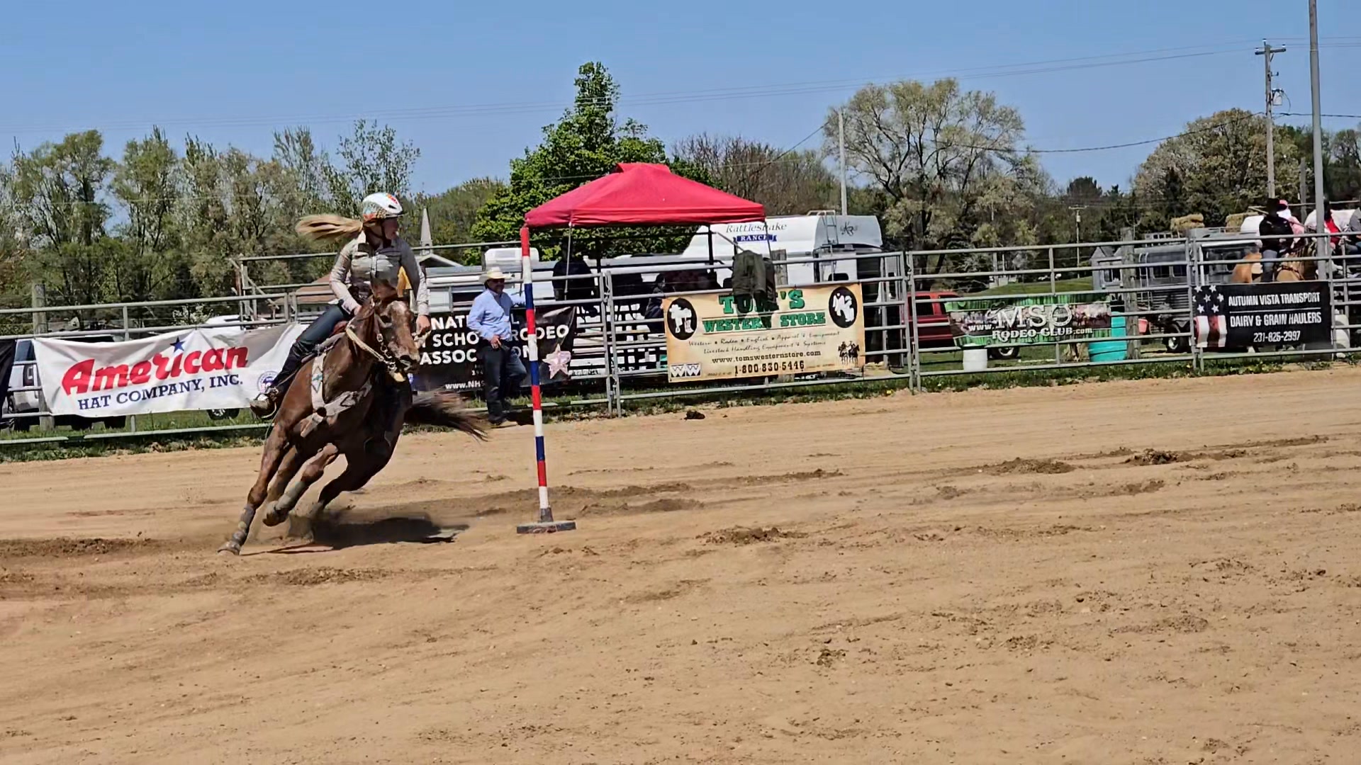 Live in Ovid MI for The Michigan High School Rodeo Association ...