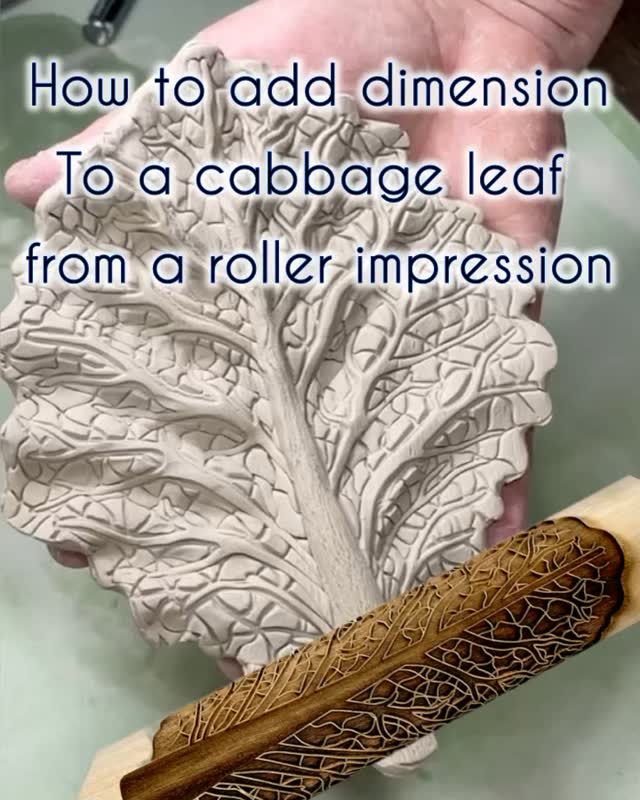Adding dimension... - Vermont Pottery Works by Elaine Diamond | Facebook