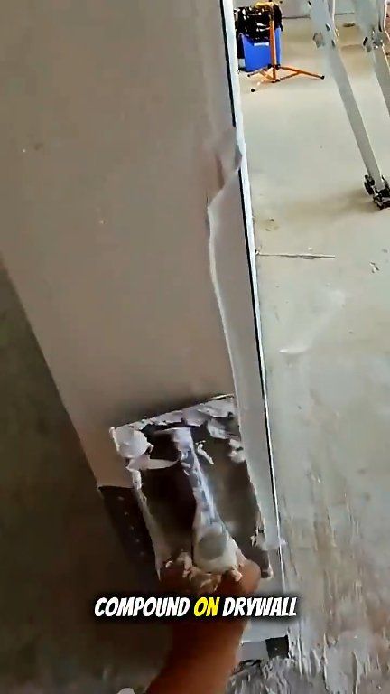 Satisfying Drywall Finishing Process | Perfect Wall Repair Using ...