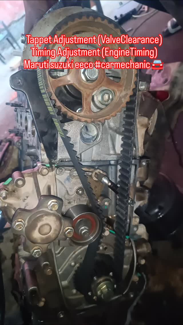 Tappet Adjustment (ValveClearance) Timing Adjustment (EngineTiming ...