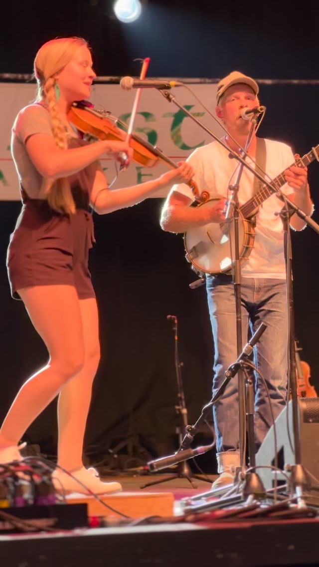 On Stage at Milwaukee Irish Fest With @gadanband 🤩 August 2025 👣 🎻 # ...