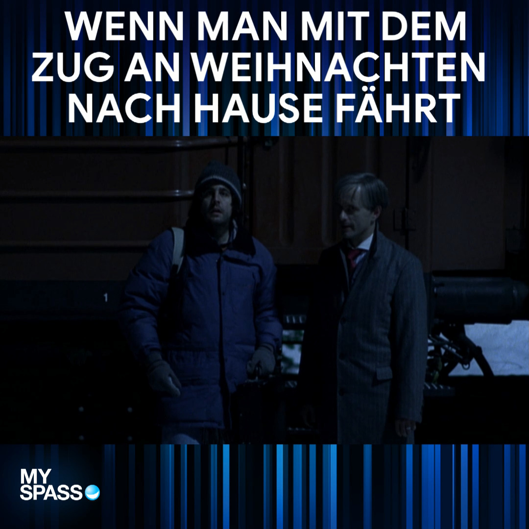 Wenn man mit dem Zug an Weihnachten nach Hause fährt | Der Zugverkehr ...