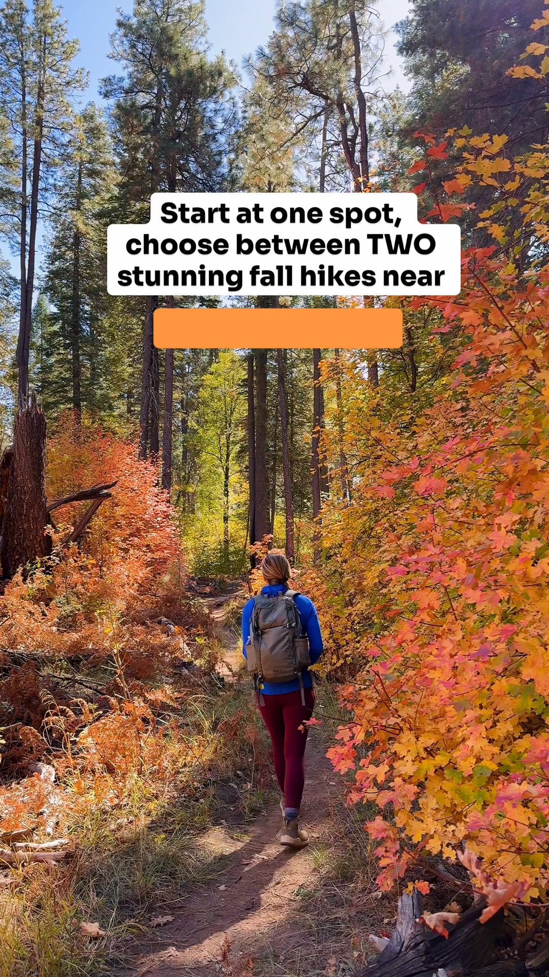 One of my favorite trailheads because you get two choices See Spring ...