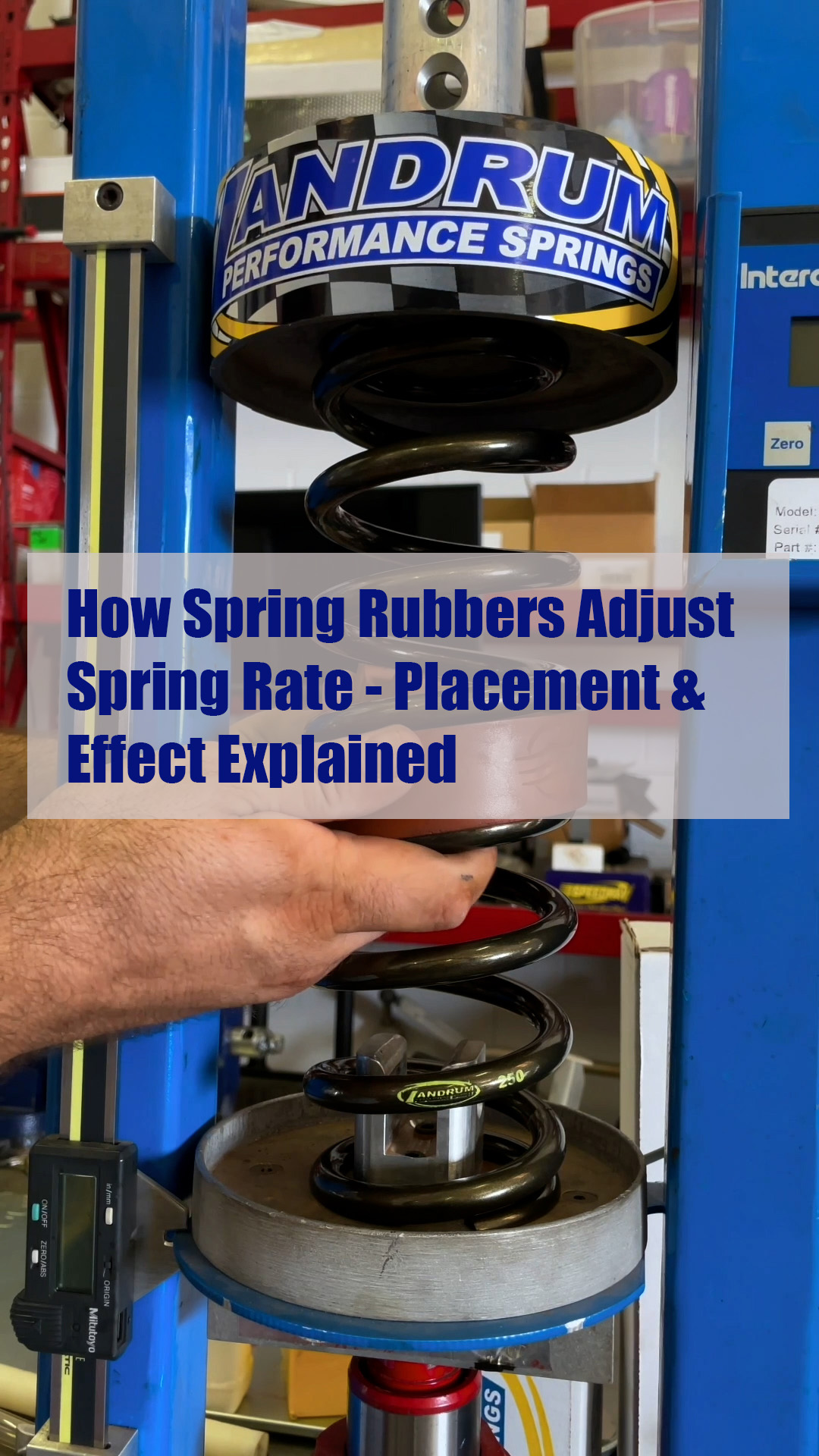 See how to determine the rate of stacked springs. #CoilOverSprings # ...