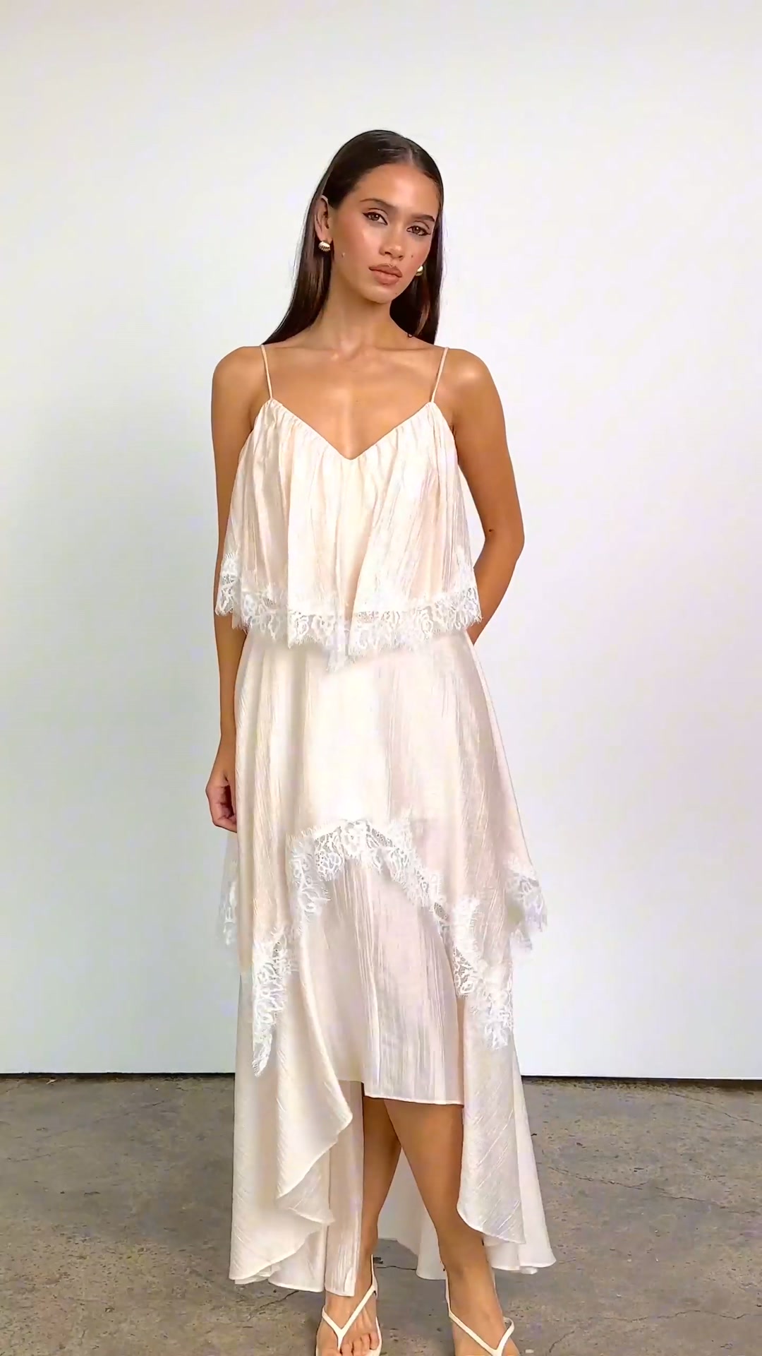Soft and flirty - Make Yesica Yours. , https://ginghamandheels.com/products/yesica-maxi-dress-cream-lace | Gingham and Heels
