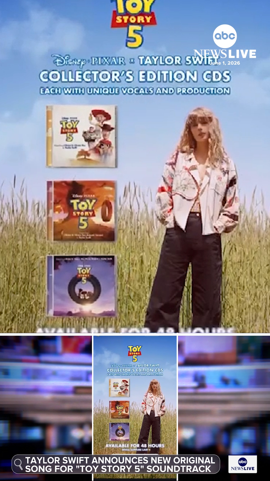 Taylor Swift is releasing a new original song for Disney and
