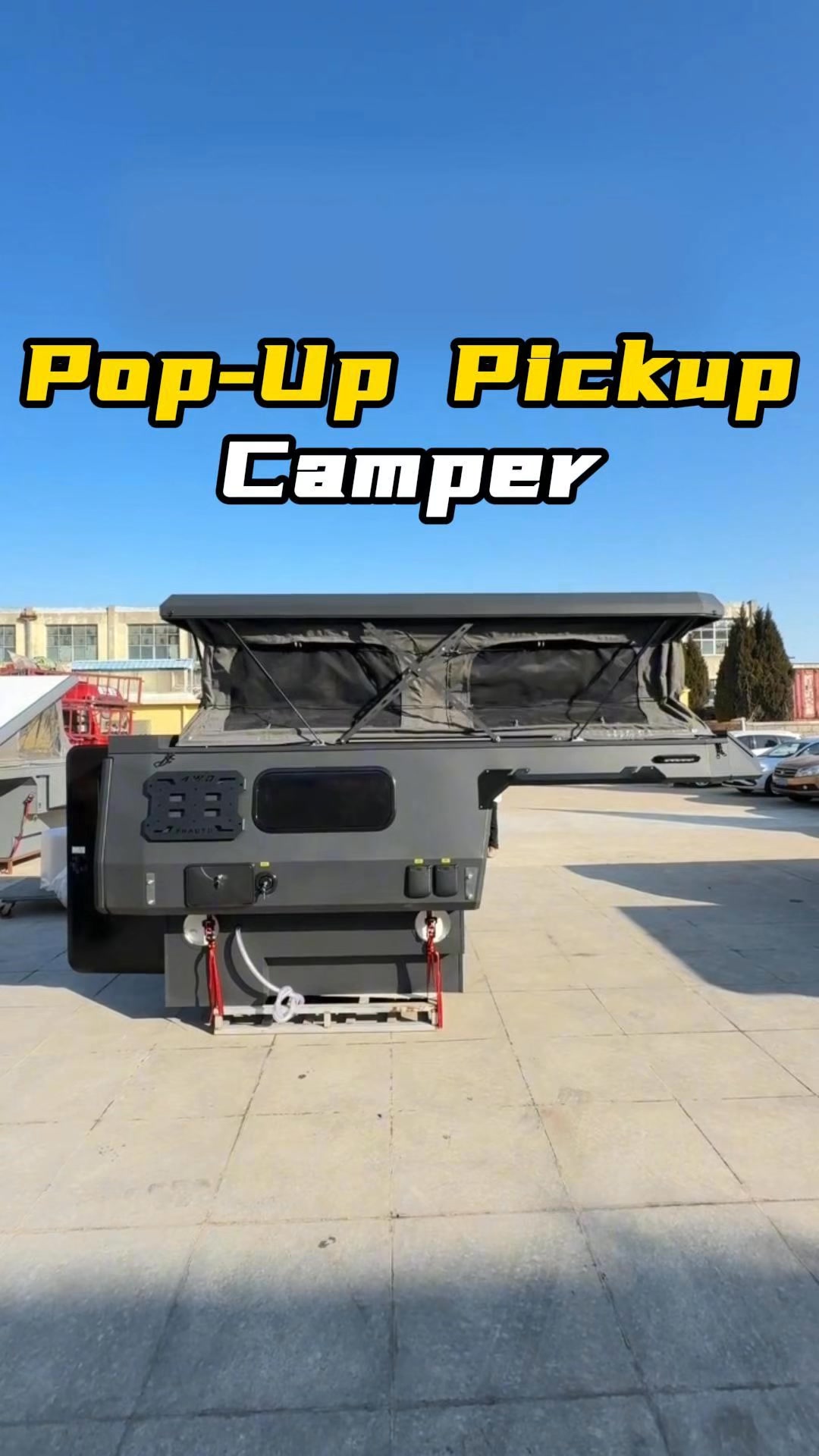 Pop-up Pickup Camper Made in China Backpack Box off-road RV Ford F-150 ...