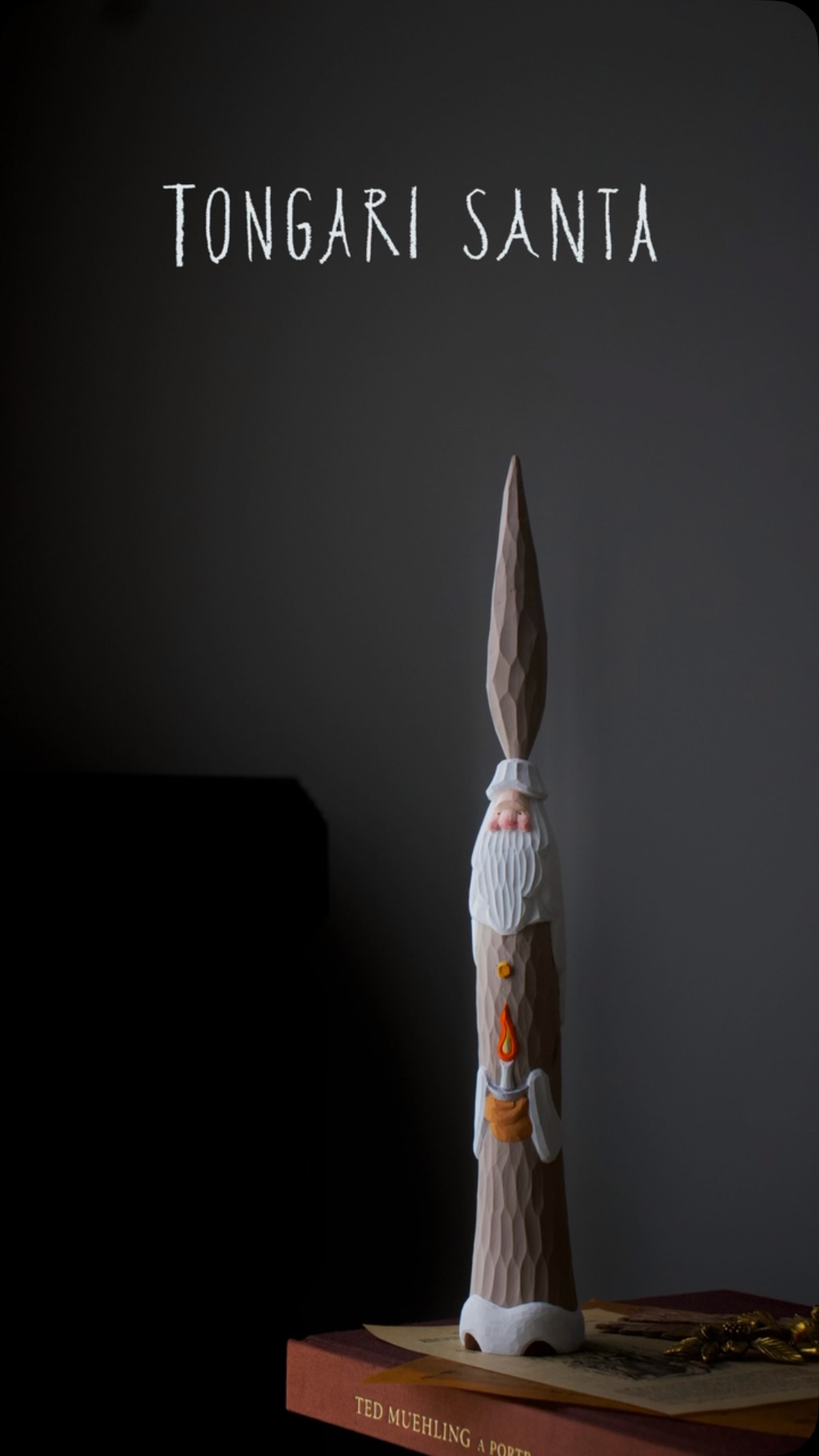 【美品】shimoo design　とんがりサンタ　ボタン3 美品】shimoo design とんがりサンタ ボタン3 Tongarisanta Ltd