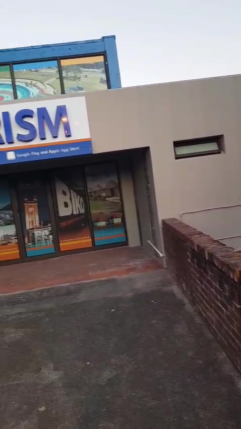 A tree growing out the wall has damaged a water pipe at BCM's Tourism ...