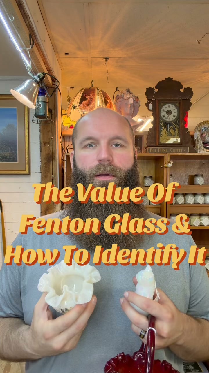 The Value Of Fenton Glass And How To Identify Them! #fenton #glass