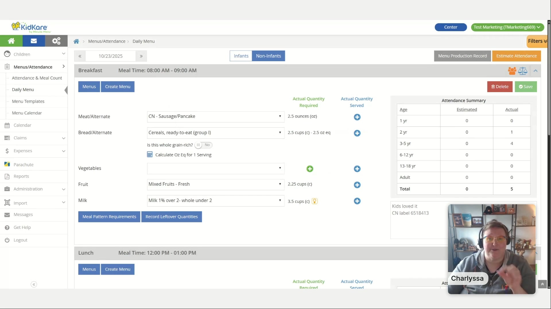 📋 CACFP Menu Management Made Simple with KidKare! 📋 Ever wished you ...