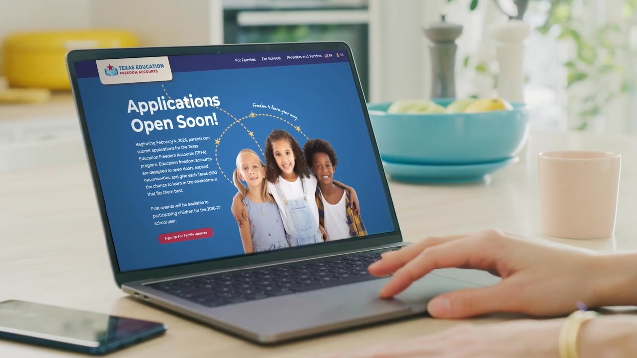 Texas Education Freedom Accounts applications open Feb. 4. Visit ...