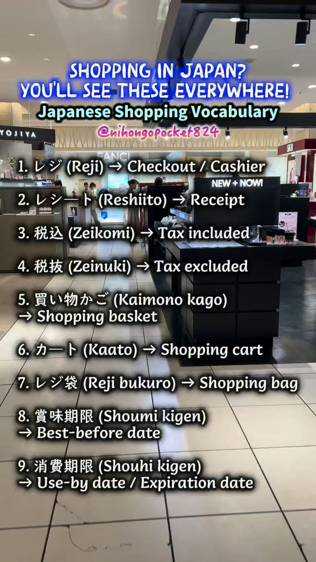 🛍️ Don't go shopping in Japan without knowing these 5 phrases
