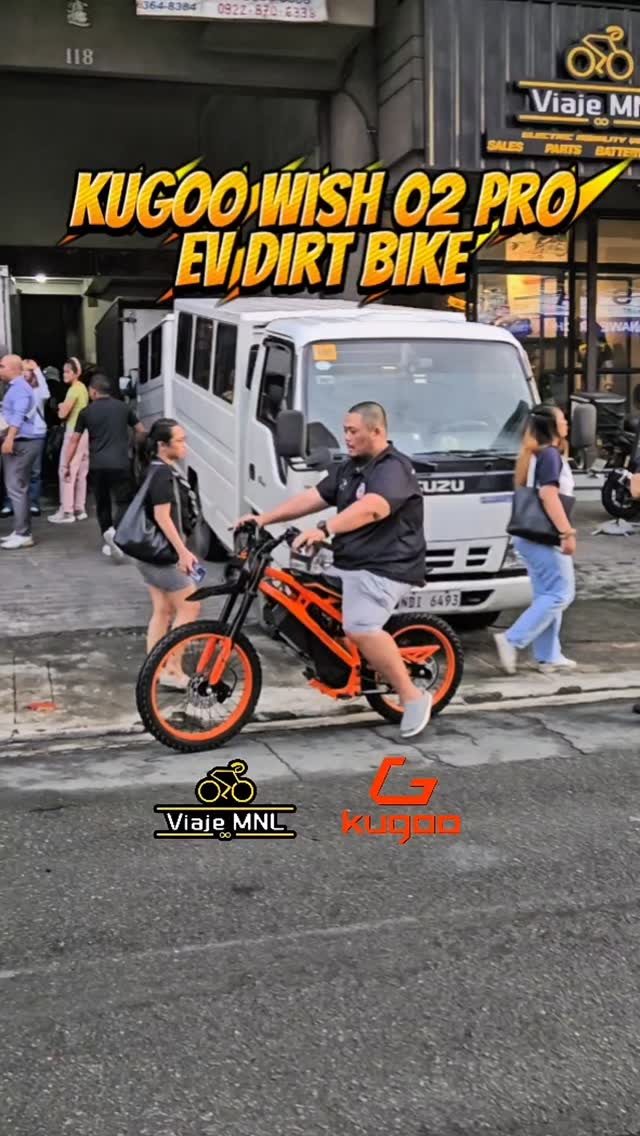 🔥 KUGOO WISH 02 PRO EV DIRT BIKE 🔥 Now Available at Viaje MNL Take home ...