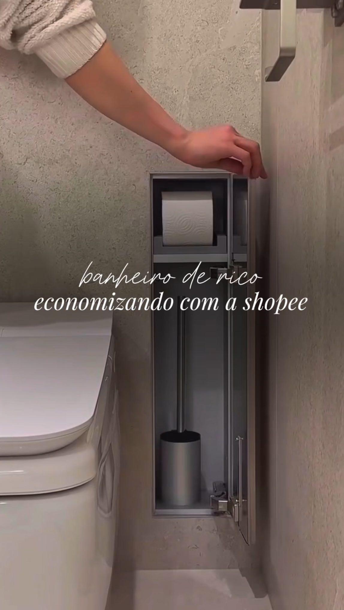 Banheiro decorado, lindo e aconchegante economizando com a Shô 🫶🏻 📍 ...