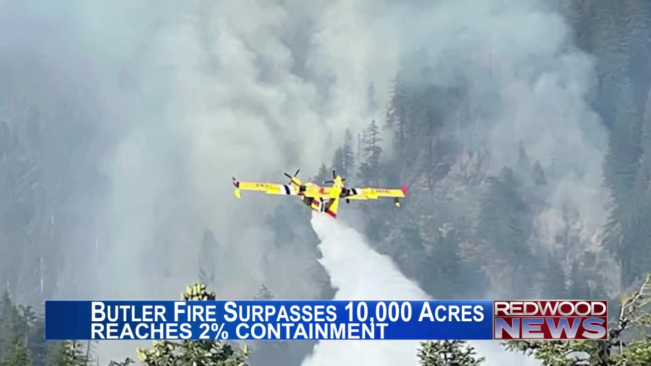 As of Thursday July 17, the Butler Fire is at 10,000 acres and 2% ...