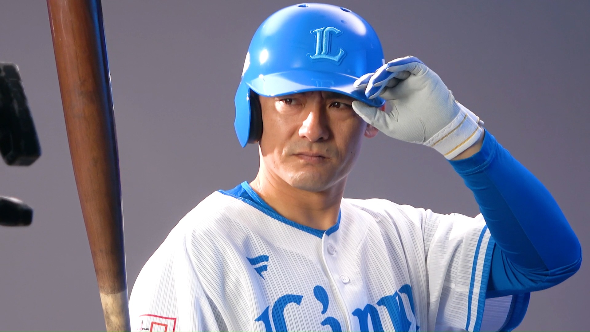 埼玉西武ライオンズ 栗山巧 黄金期 ビジター ユニフォーム M 青 ブルー