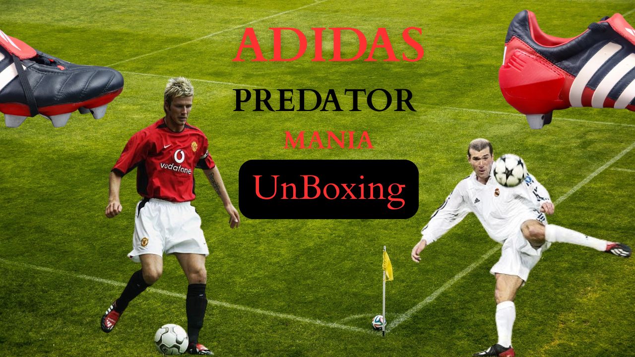 The Adidas Predator Mania SG – Black/Red, 2002. Worn by icons like ...