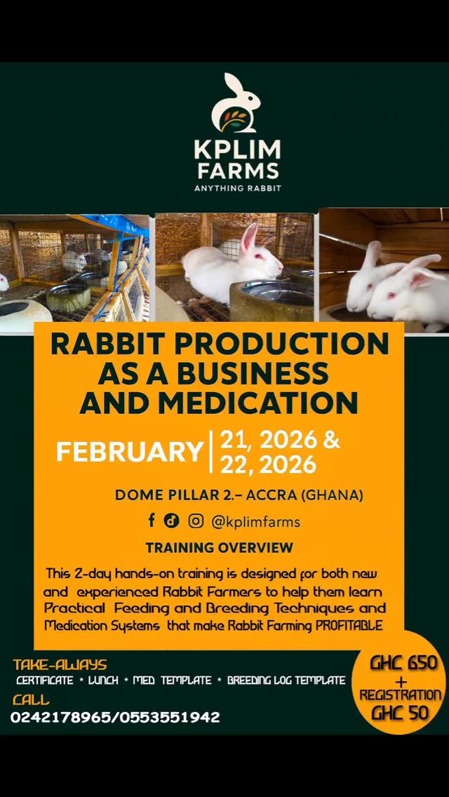 BUILD A PROFITABLE RABBIT FARMING BUSINESS in 2026🐇 Join our 2-day ...