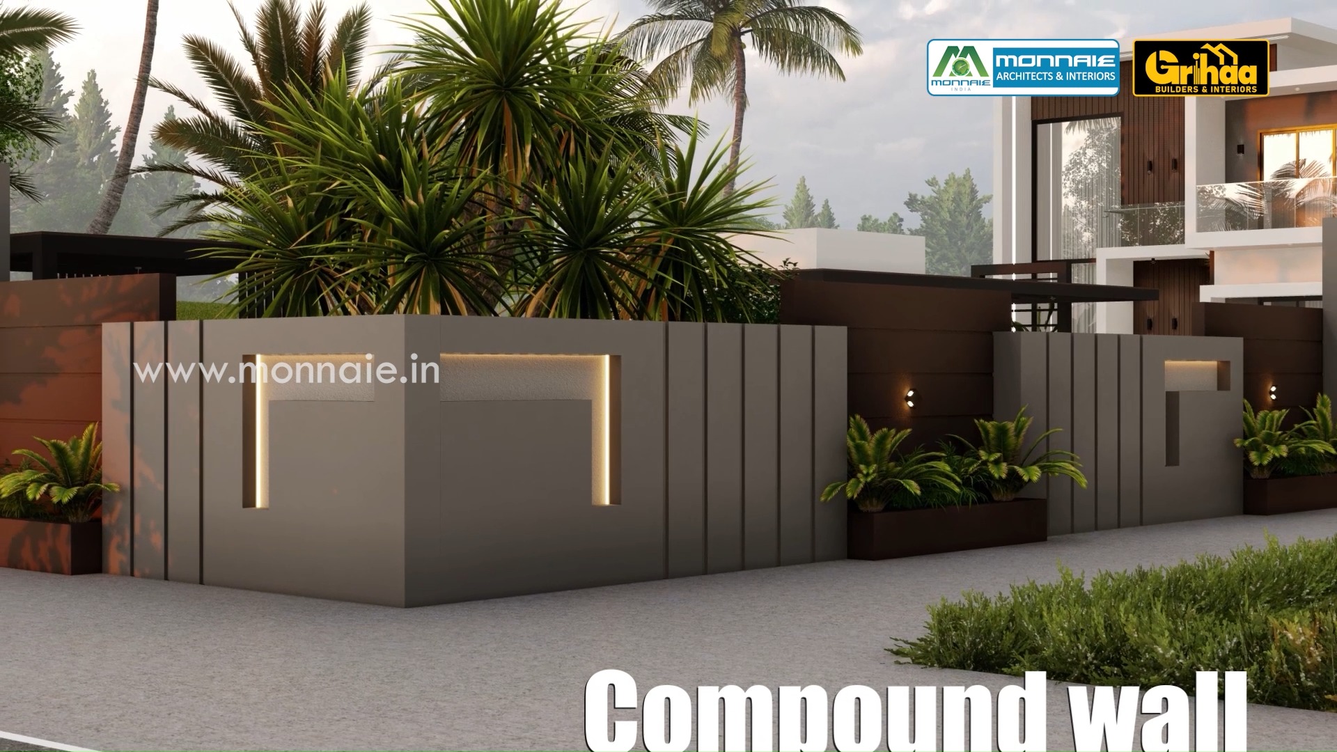 Compound Wall Designs : Elevate Your Boundaries . . "Breaking the ...