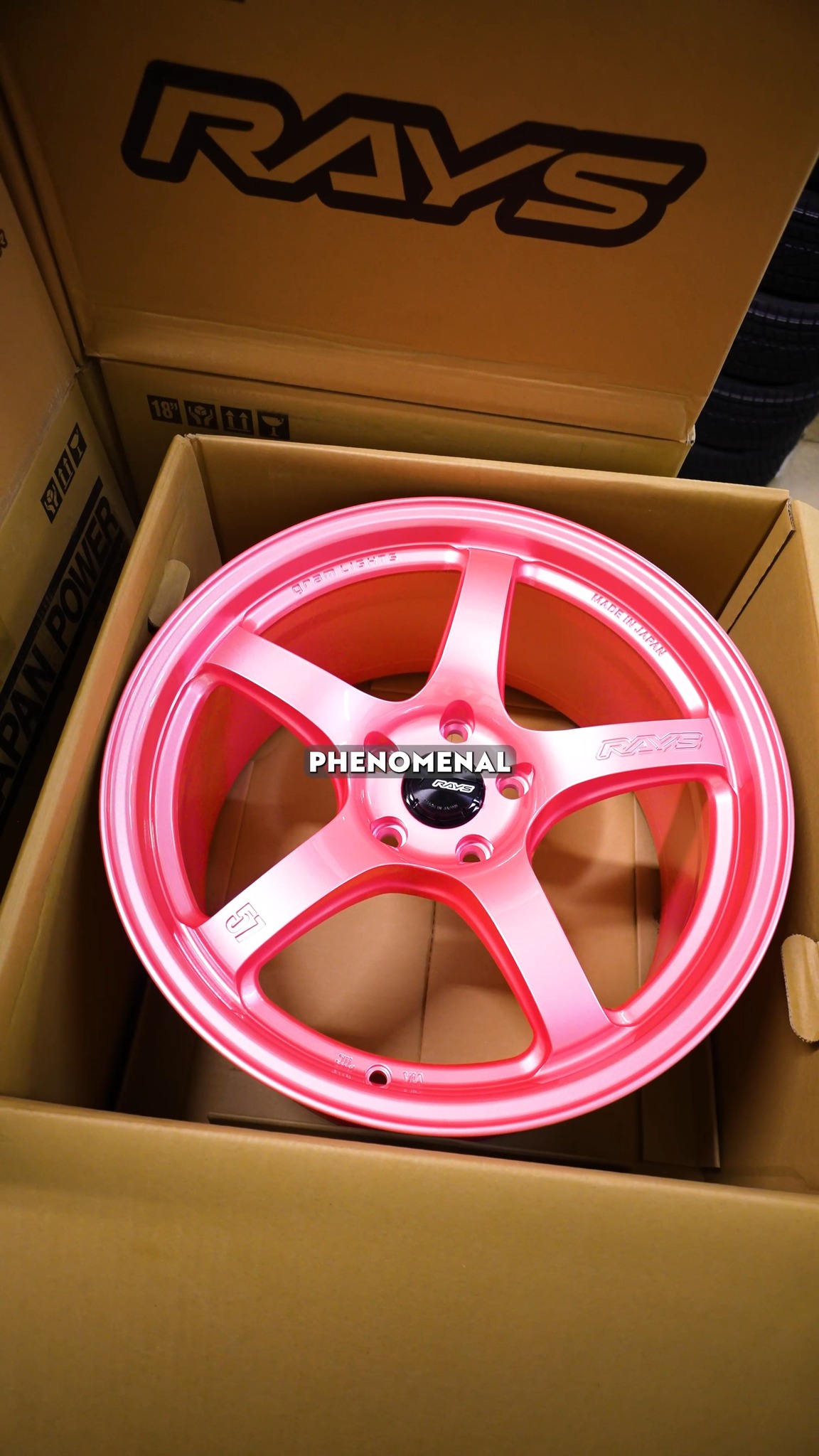 One of the most wild finishes Gram Lights offers.. Sakura Pink is
