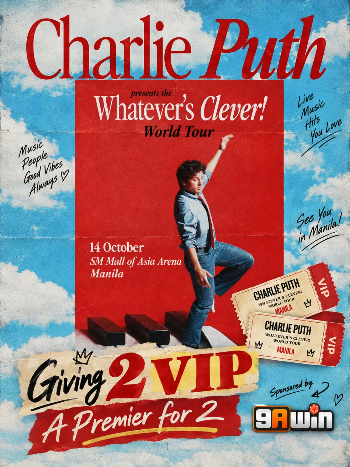 CharliePuth 来日公演🎧 Charlie Puth - Whatever's Clever! World