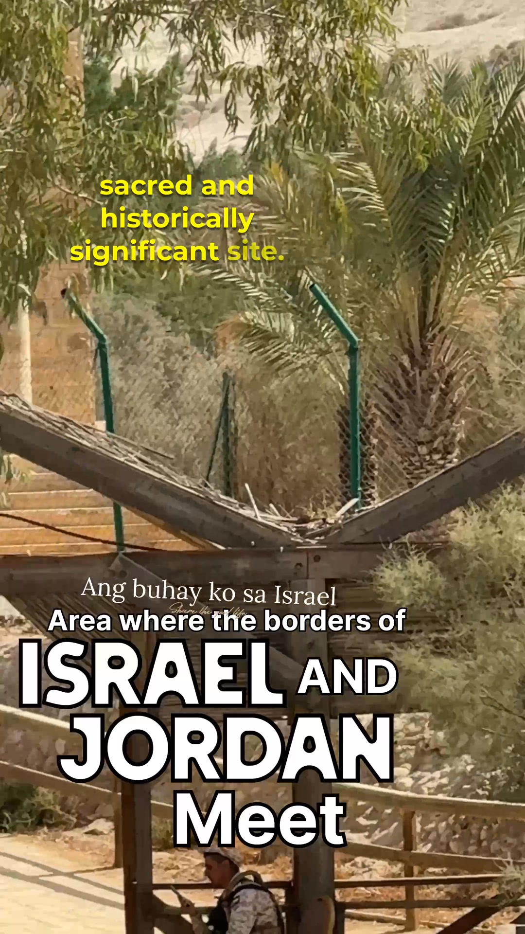 The Area where the border of Israel and Jordan Meet #qserelyahud # ...
