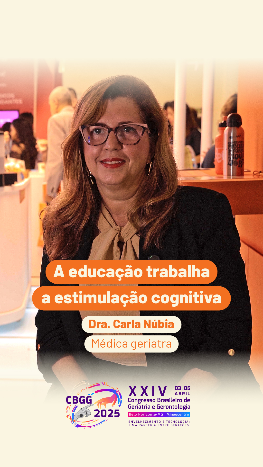Dra. Carla Núbia, médica geriatra, Diretora Científica da ABRAz ...