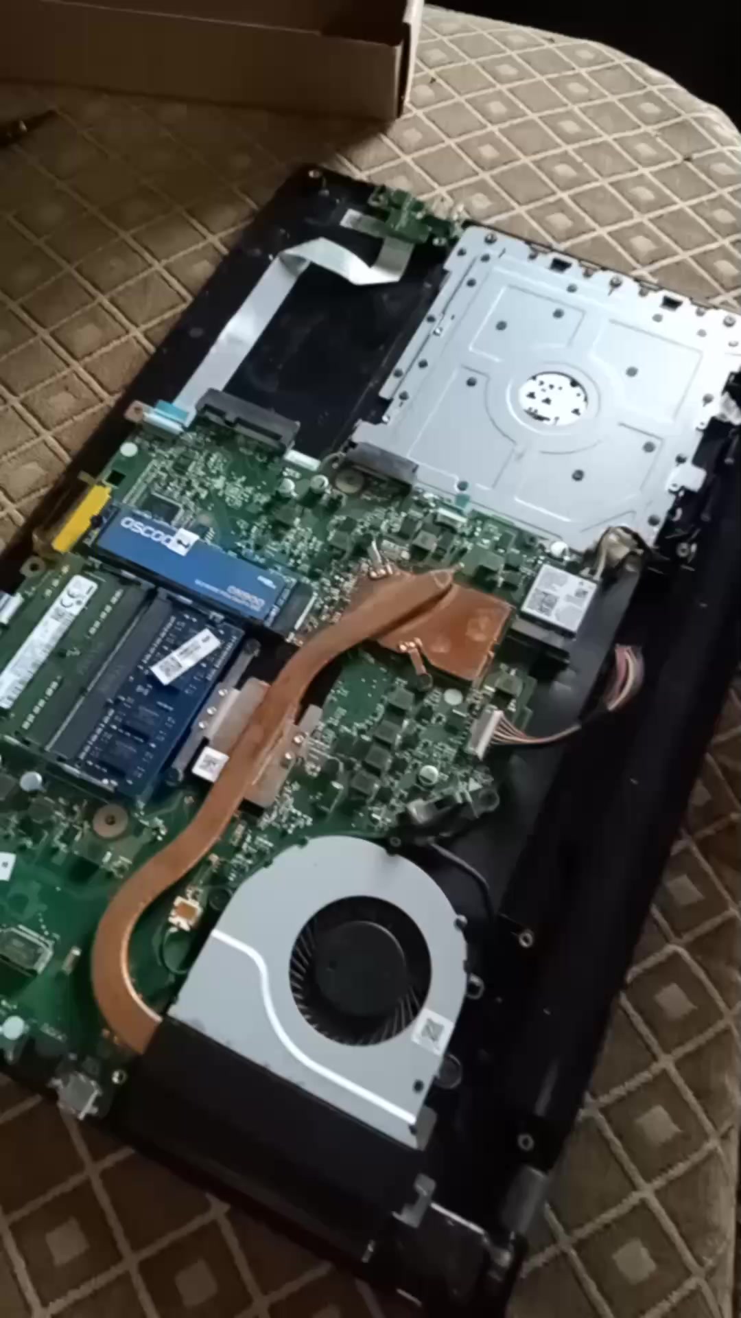Fixing a liquid damaged laptop. Shorted semiconductor/transistor on the ...