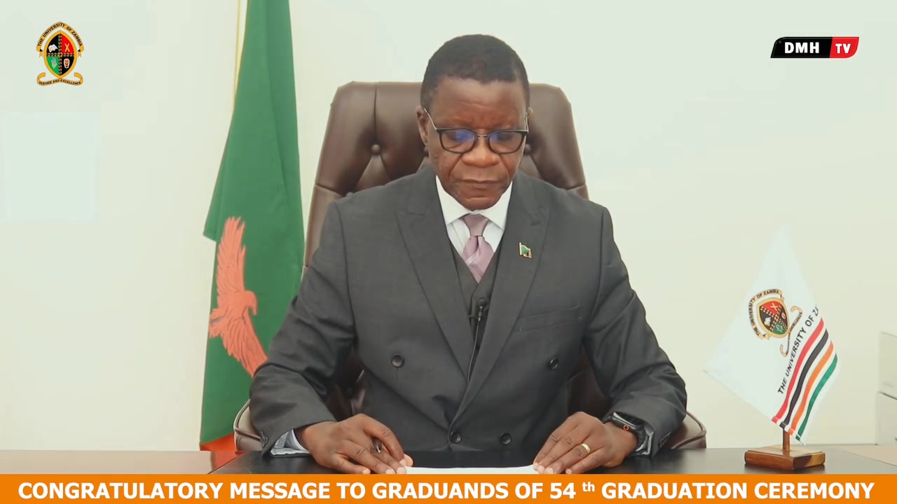 The University of Zambia Vice-Chancellor, Professor Mundia Muya's ...