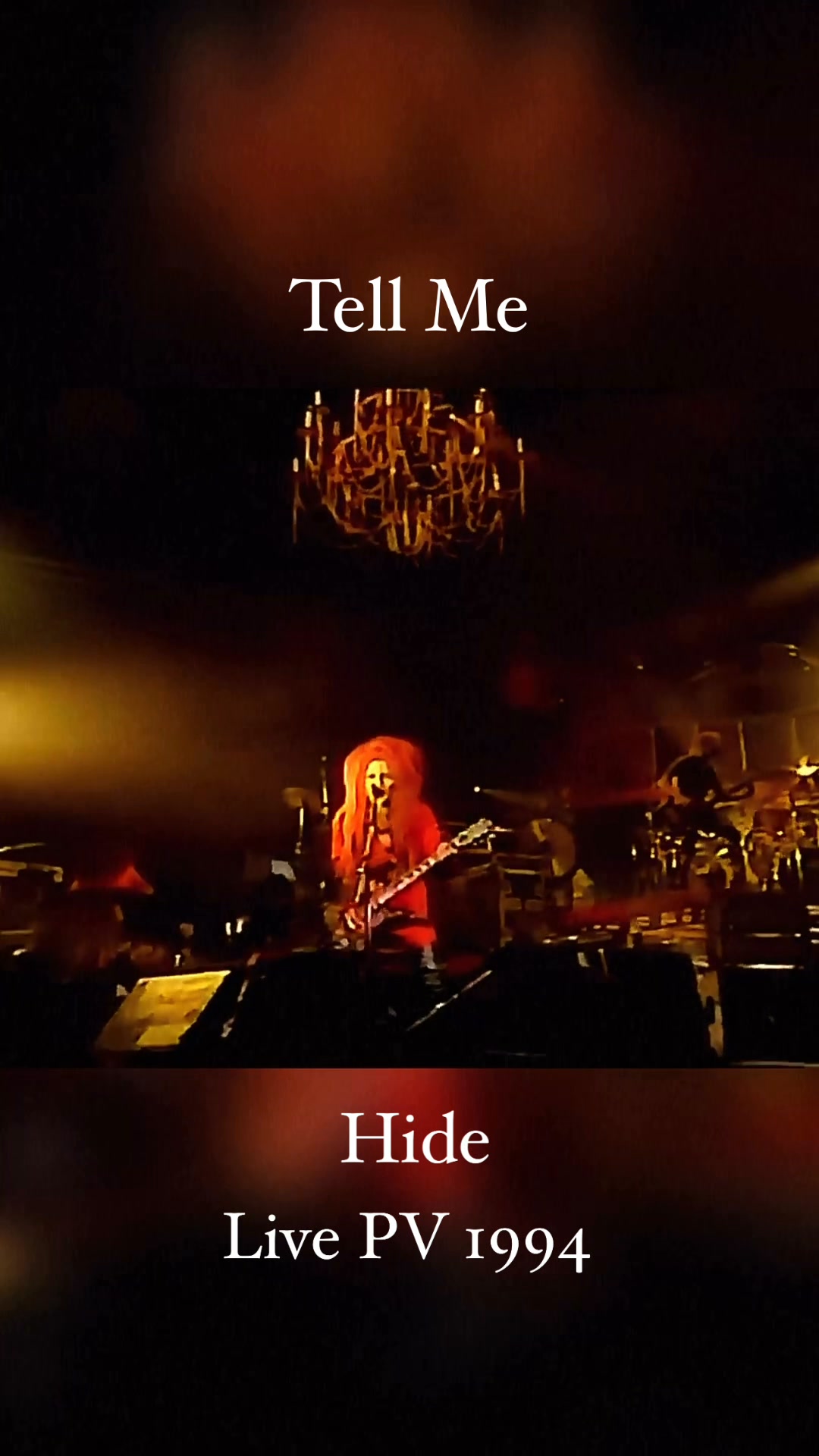 Tell me - Hide Live PV 1994 #Hide #TellMe #Pata #XJapan #Hide | We