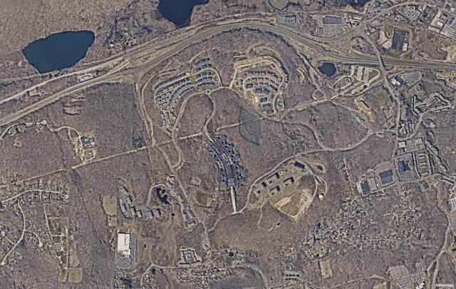 A birds-eye view of Connecticut shows how development has dramatically ...