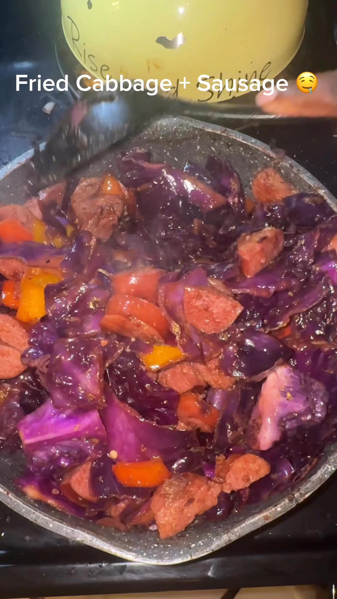 Let’s make quick dinner 🍽️ for my family of 9| southern fried cabbage ...