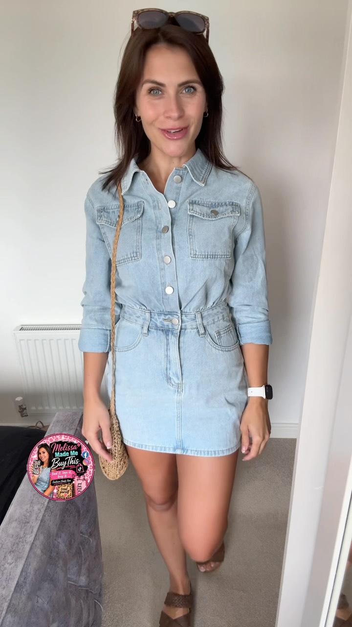 #OOTD #outfit #denimdress #casual #fyp | Melissa Made Me Buy This