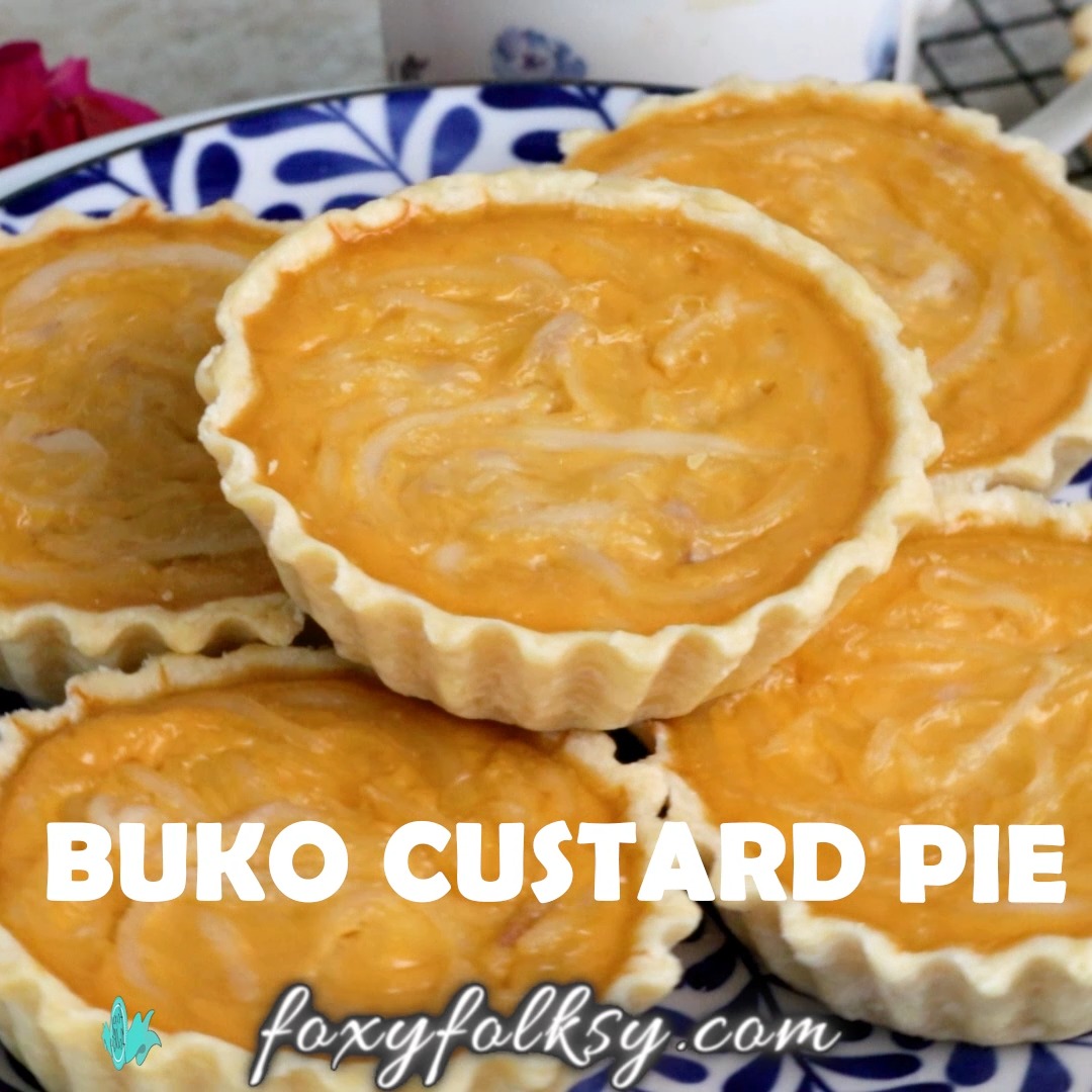 Indulge in the tropical goodness of Buko Custard Pie, a beloved ...