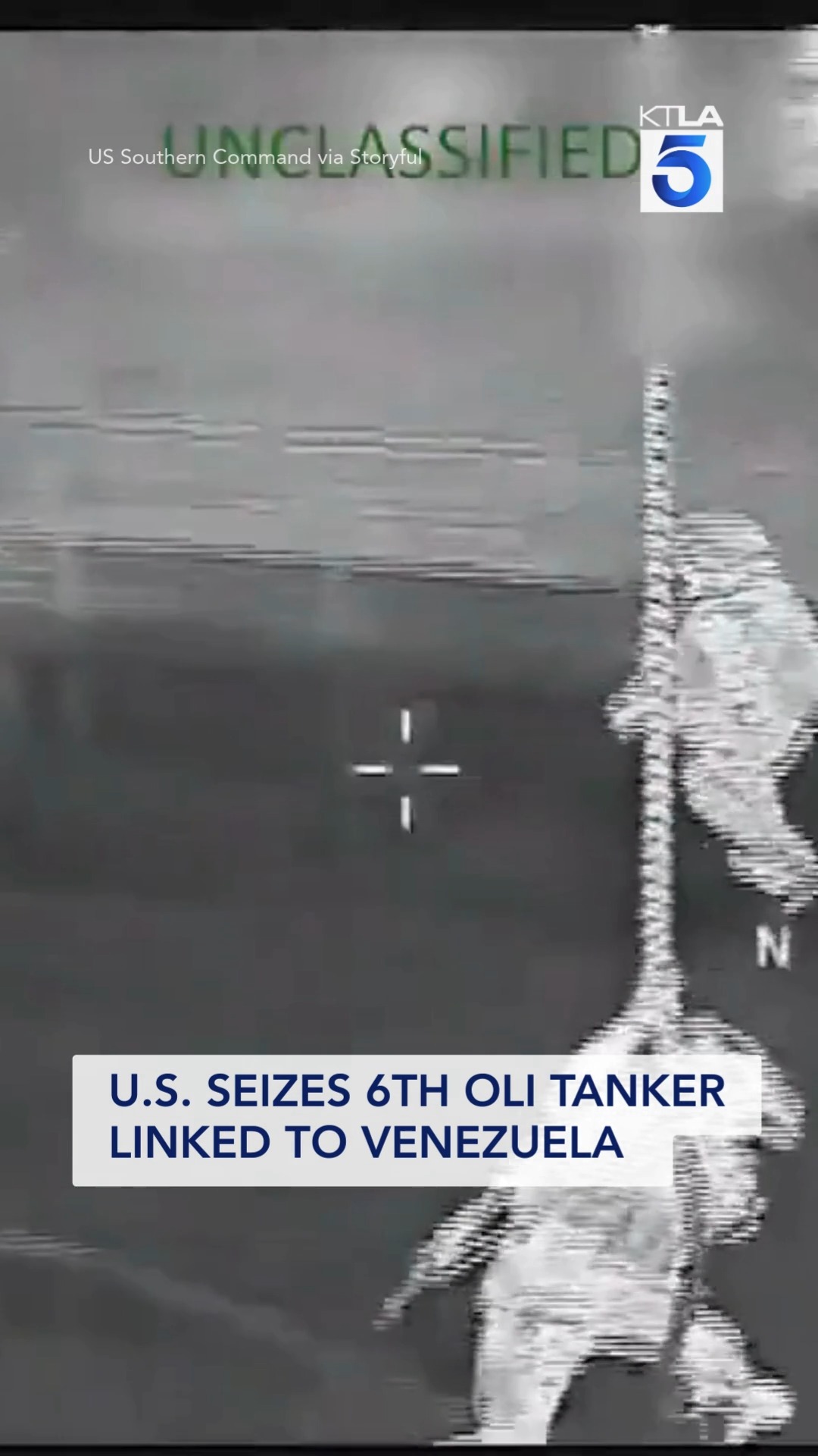 The US government released footage showing their forces boarding and ...