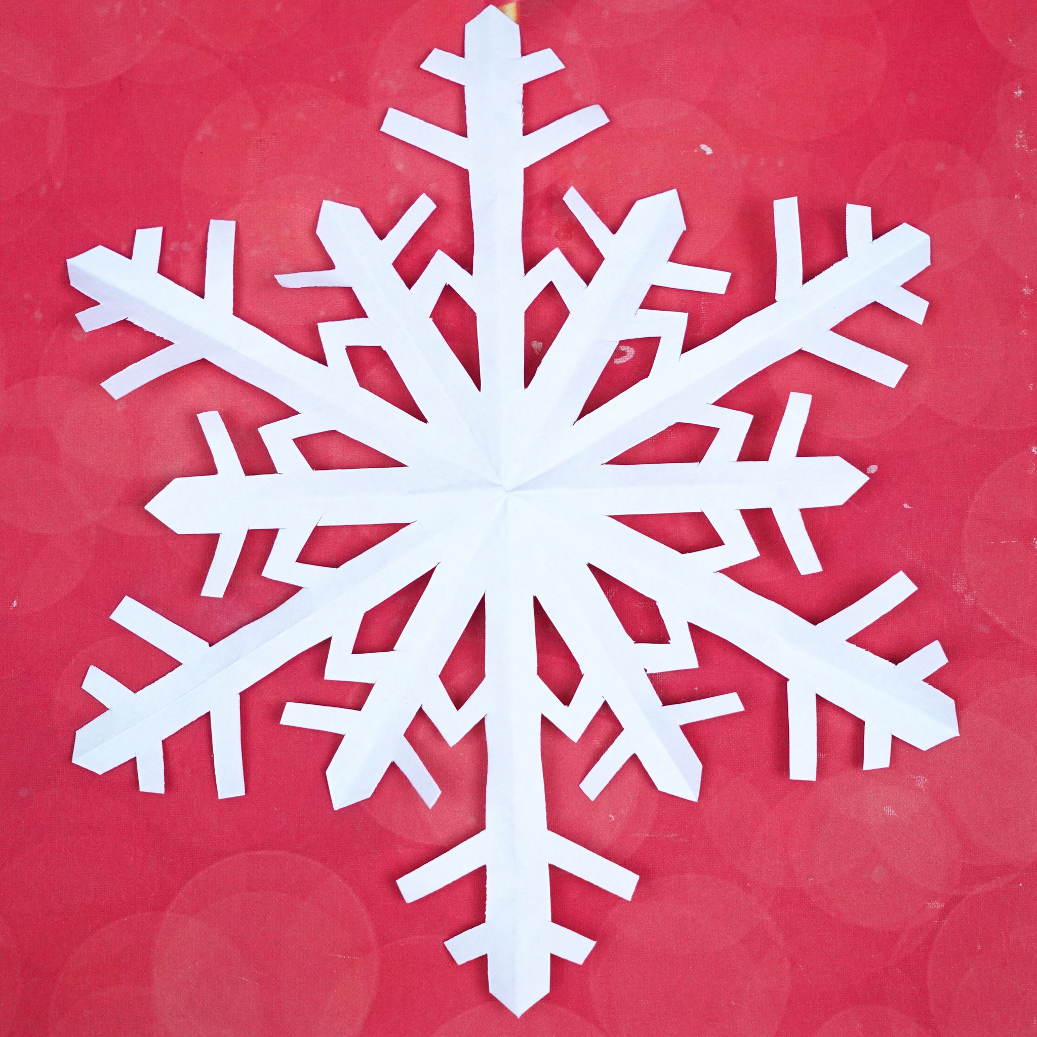 How to Make Snowflakes Out of Paper ️ Paper Cutting Snowflake For ...