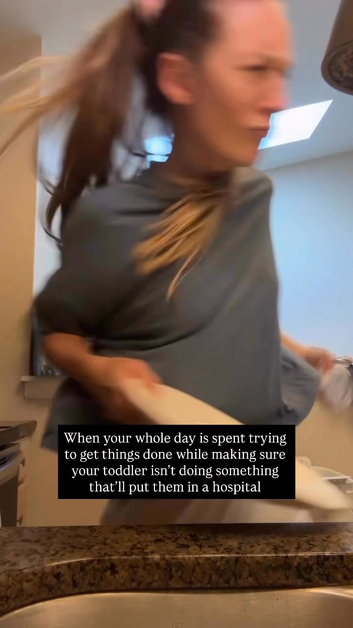 Just when we thought being a SAHM would be easy?! 😆 #momlife #comedy # ...