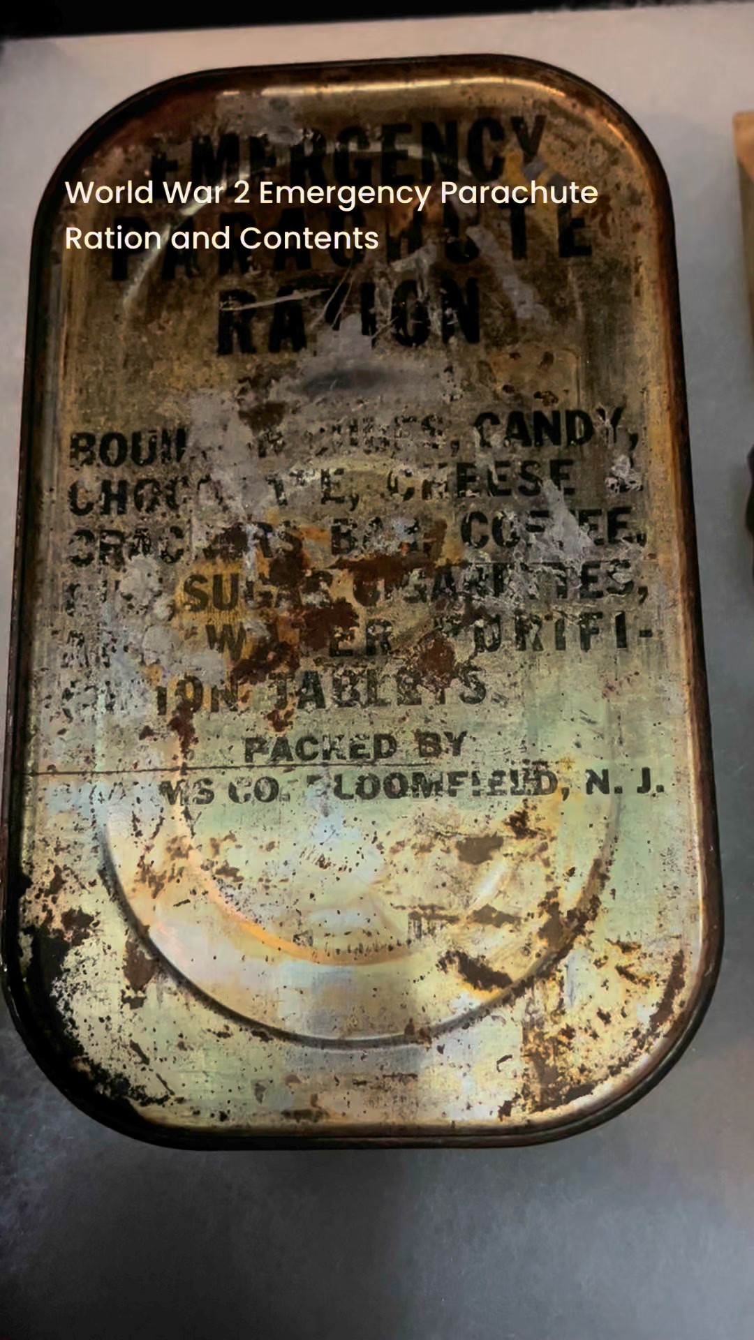 Carefully displayed and acquired all the original loose contents from a ...